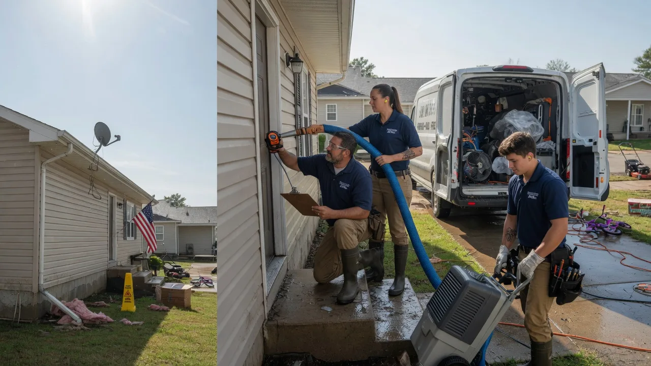 Ceiling Water Damage Restoration in Mansura, LA near me